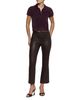L'agence L'Agence Cirrus Short Sleeve Fuzzy Polo Top - 2