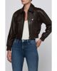 L'agence L'Agence Clotilde Leather Bomber Jacket - 1