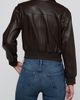 L'agence L'Agence Clotilde Leather Bomber Jacket - 3