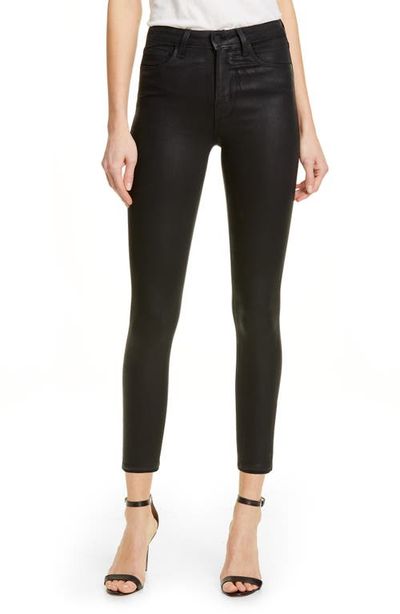 L'AGENCE L'AGENCE Coated High Waist Skinny Jeans