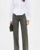 L'AGENCE L'AGENCE Coated Scottie Wide Jeans Ash Olive Coated - 5