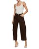 L'agence L'Agence Cody High Rise Rodeo Jeans in Brown/Natural Contrast - 2