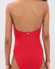 L'AGENCE L'AGENCE Collard One Piece with Gold Branded Buttons Rouge - 3