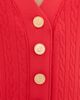 L'AGENCE L'AGENCE Collard One Piece with Gold Branded Buttons Rouge - 6