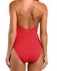 L'AGENCE L'AGENCE Collared Cable Knit One-Piece Swimsuit - 2