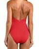 L'AGENCE L'AGENCE Collared Cable Knit One-Piece Swimsuit - 3
