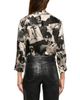 L'agence L'Agence Dani Collared 3/4 Sleeve Printed Silk Blouse - 4