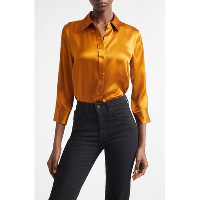 L'agence L'Agence Dani Silk Charmeuse Blouse