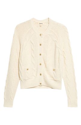 L'AGENCE L'AGENCE Darcy Cable Knit Cardigan