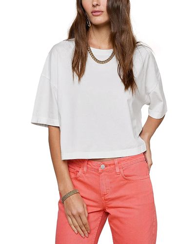 L'agence L'Agence Daria Oversized Crop Tee