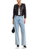 L'agence L'Agence Deidra Leather Collarless Jacket - 2