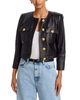 L'agence L'Agence Deidra Leather Collarless Jacket - 3