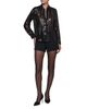 L'agence L'Agence Dyana Sequin Stripe Long Sleeve Blouse - 2