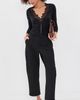 L'AGENCE L'AGENCE Eluna Lace Detail Cardigan Black - 5