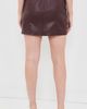 L'AGENCE L'AGENCE Faux Leather Nolina Skirt Deep Mahogany - 4