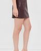 L'AGENCE L'AGENCE Faux Leather Nolina Skirt Deep Mahogany - 5
