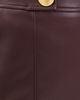 L'AGENCE L'AGENCE Faux Leather Nolina Skirt Deep Mahogany - 6