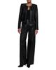 L'agence L'Agence Fia Leather Studded Collarless Jacket - 2
