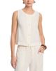 L'agence L'Agence Foster Sleeveless A Line Linen Top - 1