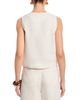 L'agence L'Agence Foster Sleeveless A Line Linen Top - 3