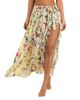 L'agence L'Agence Garden Butterflies Klaire Wrap Maxi Skirt Cover Up - 1