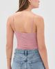 L'AGENCE L'AGENCE Gelina Ruched Thong Bodysuit Lilas - 3