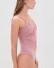 L'AGENCE L'AGENCE Gelina Ruched Thong Bodysuit Lilas - 4