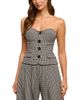 L'agence L'Agence Genevieve Strapless Corset Vest Top - 1