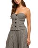 L'agence L'Agence Genevieve Strapless Corset Vest Top - 4