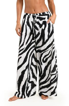 L'AGENCE L'AGENCE Geraldine Wild Zebra Cover-Up Pants
