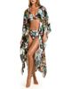 L'AGENCE L'AGENCE Gilded Garden Cover-Up Long Kimono - 1