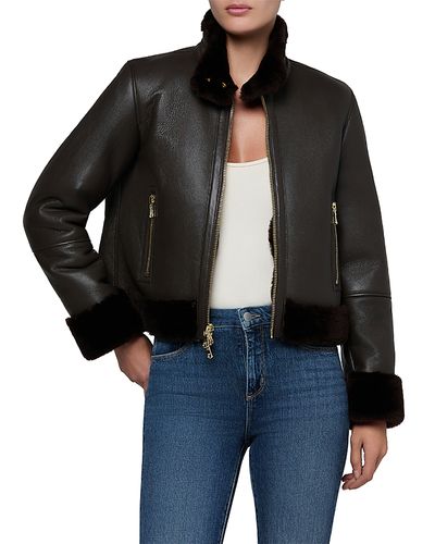 L'agence L'Agence Glacia Shearling Jacket