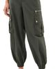 L'AGENCE L'AGENCE Greer Balloon Cargo Jogger Pants Ash Olive - 1
