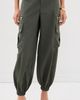 L'AGENCE L'AGENCE Greer Balloon Cargo Jogger Pants Ash Olive - 2