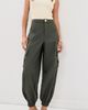 L'AGENCE L'AGENCE Greer Balloon Cargo Jogger Pants Ash Olive - 5