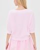 L'AGENCE L'AGENCE Guinevere Crop Pullover Lt Malibu Pink - 4