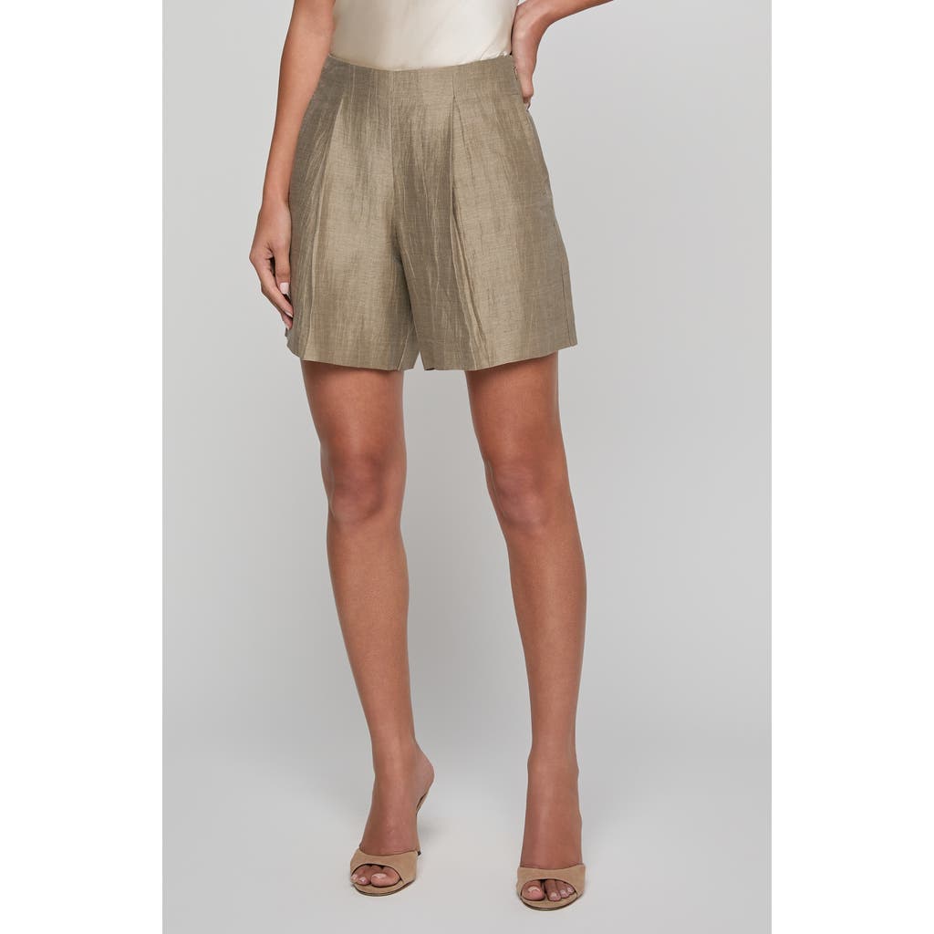 L'AGENCE L'AGENCE Hadleigh Linen Blend Shorts