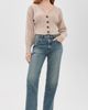 L'AGENCE L'AGENCE Hail V Neck Cable Cardigan Light Cappuccino - 5