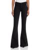 L'agence L'Agence Her Story Low Rise Martini Flare Jeans in Saturated Black - 1