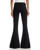 L'agence L'Agence Her Story Low Rise Martini Flare Jeans in Saturated Black - 3