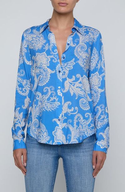 L'AGENCE L'AGENCE Holly Paisley Button-Up Shirt