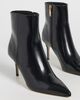 L'AGENCE L'AGENCE Houston II Booties Black Leather - 5