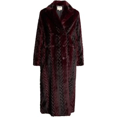 L'AGENCE L'AGENCE Icelyn Faux Fur Long Coat