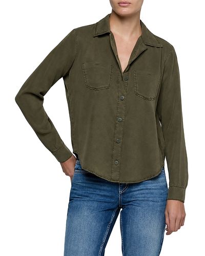 L'agence L'Agence Isla Denim Long Sleeve Shirt