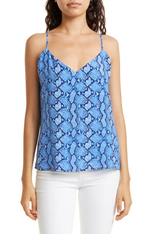 L'AGENCE L'AGENCE Jane Snakeskin Print Silk Camisole