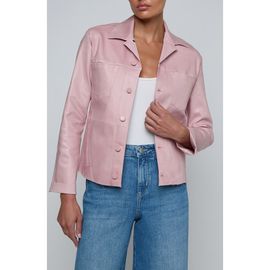 L'AGENCE L'AGENCE Janelle Slim Fit Raw Hem Jacket