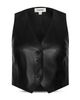 L'agence L'Agence Jianna Short Leather Vest - 5