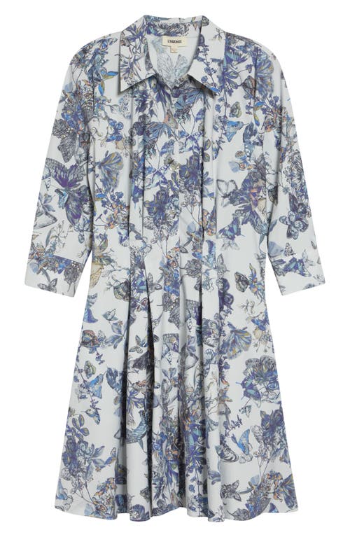 L'AGENCE L'AGENCE Journi Pleated Long Sleeve Shirtdress