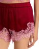 L'agence L'Agence Joy Silk Lace Inset Shorts - 4