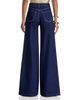 L'agence L'Agence Jules Horsebit High Rise Wide Leg Jeans in Koval - 3